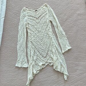 Free People White Sweater